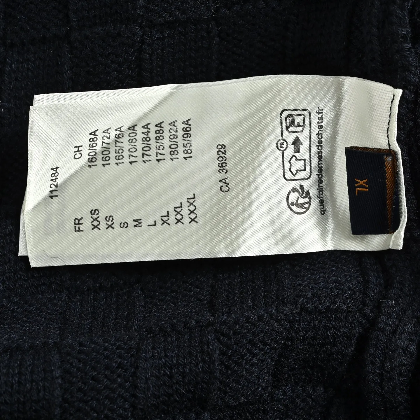 Louis Vuitton/Louis Vuitton checkerboard half-zip turtleneck sweater